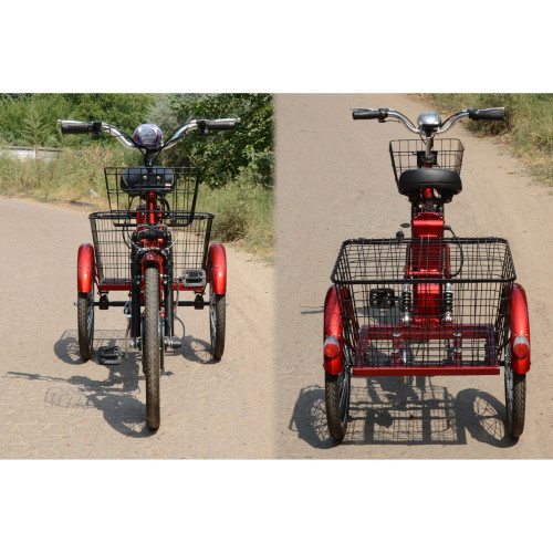 Электровелосипед трехколесный грузовой SkyBike 3-Cycle (трицикл)
