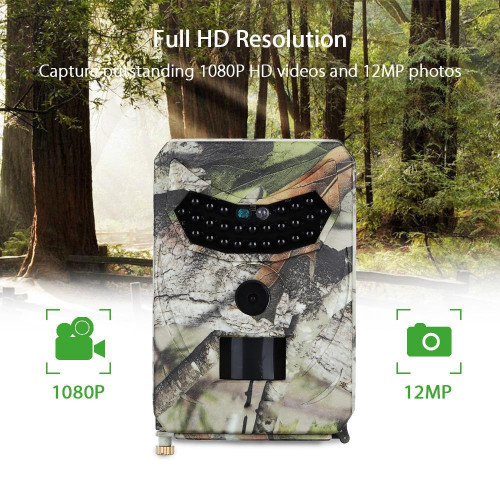 Фотоловушка Hunting PR-100 ночное видение 15м. датчик движения 15м. 12MP IP56 1с. 120гр.