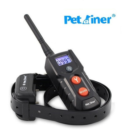 Ошейник для тренировки собаки Petrainer PET916-1 100% Водонепроницаемый пульт Перезаряжаемый