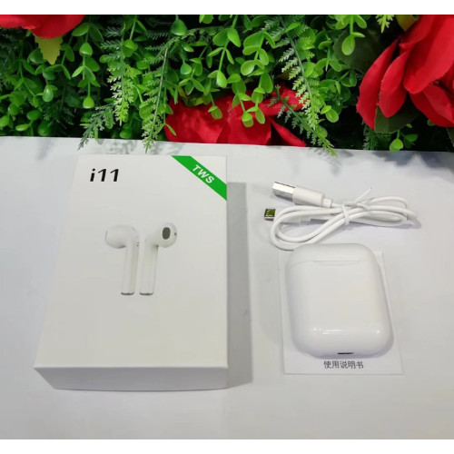 Наушники беспроводные TWS i11 Bluetooth влагоустойчивые с микрофоном