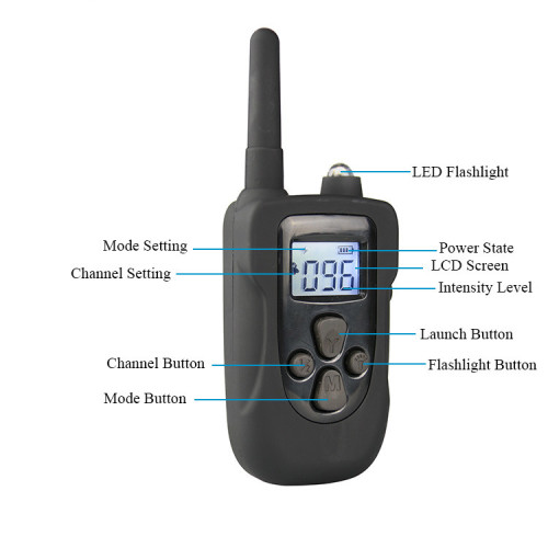 Ошейник IPetDog электронный водонепроницаемый для дрессировки собак аккумулятор от USB  iT798 ресивер 500 мАч Прорезиненный ударопрочный пластик