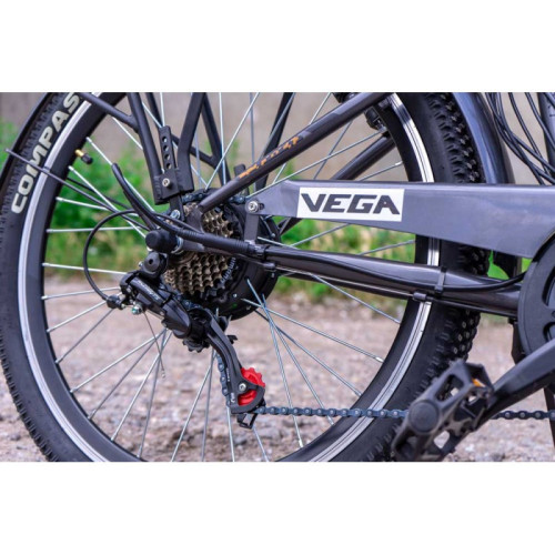 Электровелосипед Vega Joy S (Black) 350/10,4 Li-ion складной Grey