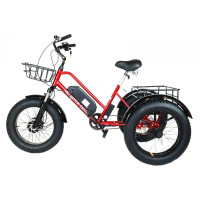 Электровелосипед трехколесный грузовой FATBIKE 500ВТ Веломотор 2024
