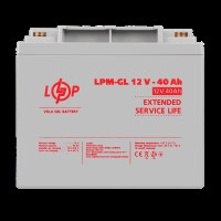 Аккумулятор гелевый LPM-GL 12V - 40 Ah