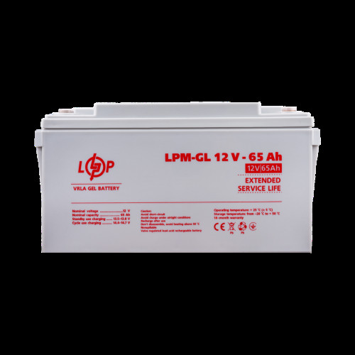 Аккумулятор гелевый LPM-GL 12V - 65 Ah Аккумулятор гелевый LPM-GL 12V - 65 Ah