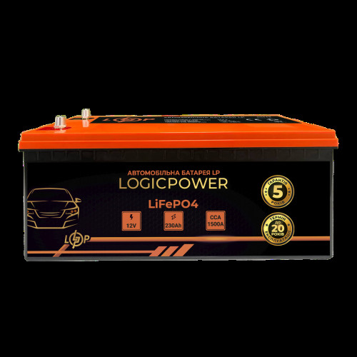 Автомобильный аккумулятор литиевый LP LiFePO4 24V - 230 Ah (+ справа) BMS 1500А Автомобильный аккумулятор литиевый LP LiFePO4 24V - 230 Ah (+ справа) BMS 1500А