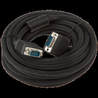 Кабель VGA-7.0BK 7 м черный (с двумя ферритовыми кольцами)