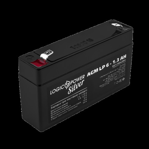 Аккумулятор AGM LP 6V - 1.3 Ah Silver Аккумулятор AGM LP 6V - 1.3 Ah Silver