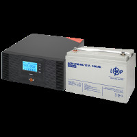Комплект резервного питания LP (LogicPower) ИБП + мультигелевая батарея (UPS B1500 + АКБ MG 1200W)