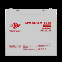 Акция.Аккумулятор гелевый LPM-GL 12V - 55 Ah