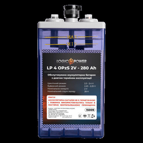 Аккумуляторная батарея LP 40OPzS 2V - 280 Ah Аккумуляторная батарея LP 40OPzS 2V - 280 Ah