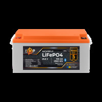 Аккумулятор LP LiFePO4 25,6V - 100 Ah (2560Wh) (BMS 80А/50) пластик Smart BT