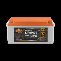 Аккумулятор LP LiFePO4 12,8V - 280 Ah (3584Wh) (BMS 150A/75А) пластик для ИБП