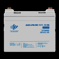 Аккумулятор мультигелевый LPM-MG 12V - 33 Ah + справа