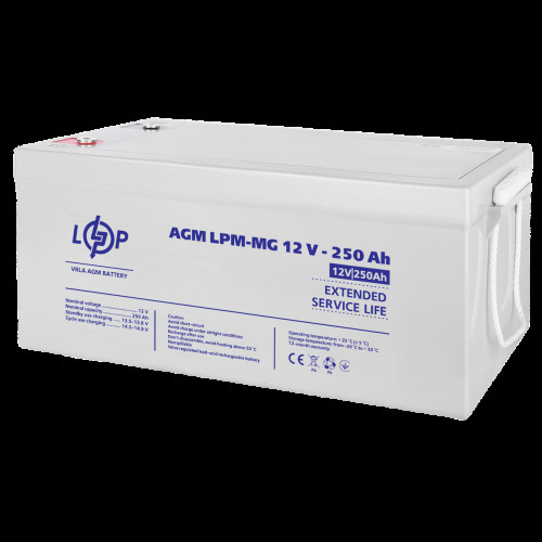 Аккумулятор мультигелевый LPM-MG 12V - 250 Ah Аккумулятор мультигелевый LPM-MG 12V - 250 Ah