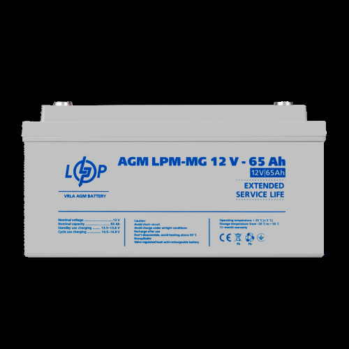 Аккумулятор мультигелевый LPM-MG 12V - 65 Ah Аккумулятор мультигелевый LPM-MG 12V - 65 Ah