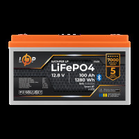 Аккумулятор LP LiFePO4 12,8V - 100 Ah (1280Wh) (BMS 100A/50А) пластик LCD Smart BT
