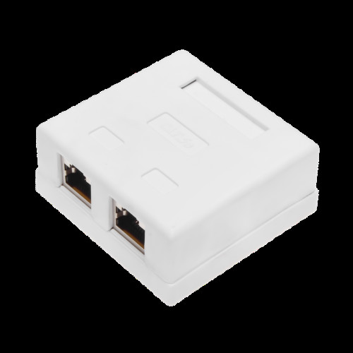 Розетка RJ-45 2-порта кат.5Е FTP LP-214 Розетка RJ-45 2-порта кат.5Е FTP LP-214