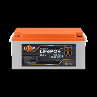 Аккумулятор LP LiFePO4 25,6V - 100 Ah (2560Wh) (BMS 100A/50А) пластик Smart BT