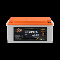 Аккумулятор LP LiFePO4 51,2V - 32 Ah (1638Wh) (BMS 64A/32А) пластик Smart BT