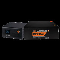 Комплект резервного питания для котла LP (LogicPower) ИБП + литиевая (LiFePO4) батарея (UPS 1000VA + АКБ