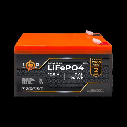 Аккумулятор LP LiFePО4 12,8V - 7Ah (90Wh) Аккумулятор LP LiFePО4 12,8V - 7Ah (90Wh)