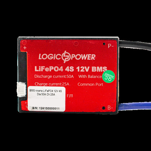 BMS плата LiFePO4 12V 4S Dis 50A Ch 25A BMS плата LiFePO4 12V 4S Dis 50A Ch 25A