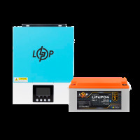 Комплект резервного питания LogicPower W3000 + литиевая (LiFePO4) батарея 2560Wh