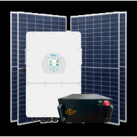 Гибридная станция 20 квт (3ф.) с LiFePO4 на 22 кВт (двусторонние панели)