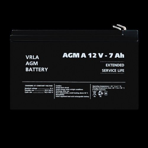 Аккумулятор для сигнализации AGM А 12V - 7 Ah Аккумулятор для сигнализации AGM А 12V - 7 Ah