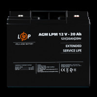 Аккумулятор AGM LPM 12V - 20 Ah под болт М5