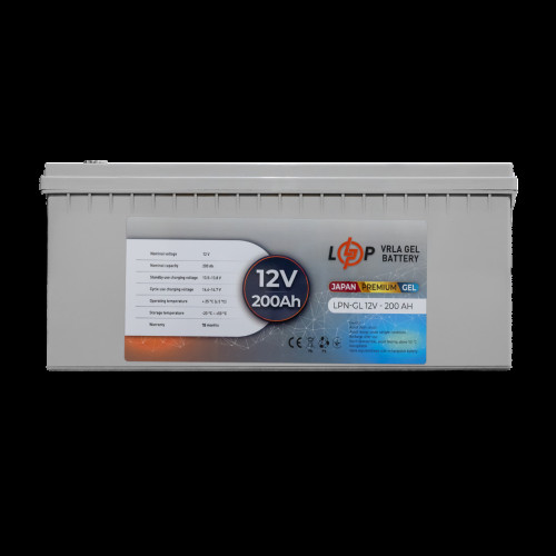Аккумулятор гелевый LPN-GL 12V - 200 Ah Аккумулятор гелевый LPN-GL 12V - 200 Ah