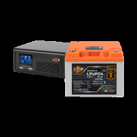 Комплект резервного питания LP(LogicPower) ИБП + литиевая (LiFePO4) батарея (UPS В430VA + АКБ LiFePO4 640W)