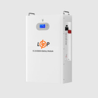 Аккумулятор LP LiFePO4 51,2V - 280 Ah (14336 Wh) (Smart BMS 200A) с LCD AB RS485/CAN
