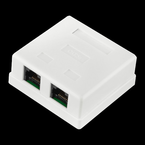 Розетка RJ-45 2-порта кат.5Е UTP LP-114 Розетка RJ-45 2-порта кат.5Е UTP LP-114