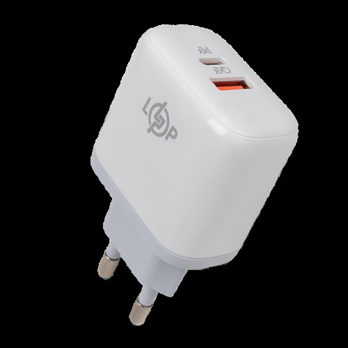 Зарядка для телефона LogicPower 45W (Type-C+USB) QC + кабель (Type-C to Type-C) 45WCH Зарядка для телефона LogicPower 45W (Type-C+USB) QC + кабель (Type-C to Type-C) 45WCH