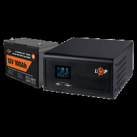 Комплект резервного питания LP (LogicPower) ИБП + литиевая (LiFePO4) батарея (UPS 1500VA + АКБ LiFePO4 1280W)