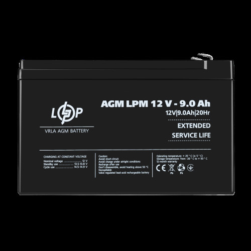 Аккумулятор AGM LPM 12V - 9 Ah Аккумулятор AGM LPM 12V - 9 Ah