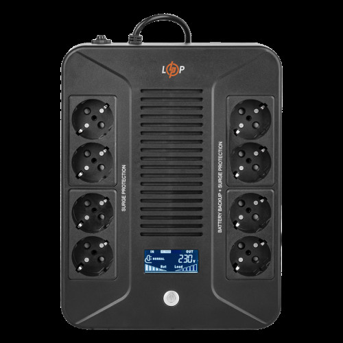 Линейно-интерактивный ИБП LP-1000VA-8PS (600Вт) Линейно-интерактивный ИБП LP-1000VA-8PS (600Вт)