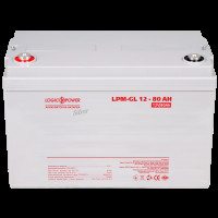 Аккумулятор гелевый LP-GL 12V - 80 Ah Silver