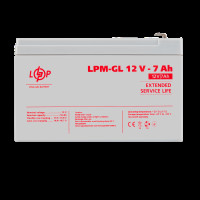Аккумулятор гелевый LPM-GL 12V - 7 Ah
