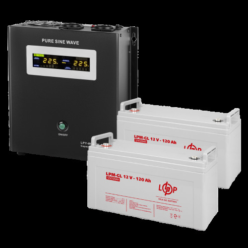 Комплект резервного питания LP (LogicPower) ИБП + гелевая батарея (UPS W1500 + АКБ GL 2880W) Комплект резервного питания LP (LogicPower) ИБП + гелевая батарея (UPS W1500 + АКБ GL 2880W)