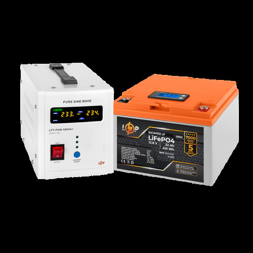 Комплект резервного питания LP (LogicPower) ИБП + литиевая (LiFePO4) батарея (UPS В500+ АКБ LiFePO4 410W) Комплект резервного питания LP (LogicPower) ИБП + литиевая (LiFePO4) батарея (UPS В500+ АКБ LiFePO4 410W)