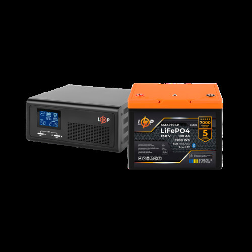 Комплект резервного питания LP(LogicPower) ИБП + литиевая (LiFePO4) батарея (UPS В1000 + АКБ LiFePO4 1280W) Комплект резервного питания LP(LogicPower) ИБП + литиевая (LiFePO4) батарея (UPS В1000 + АКБ LiFePO4 1280W)