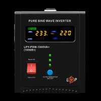 ИБП LogicPower LPY-PSW-1500VA+ (1050Вт) 10A/15A с правильной синусоидой 24V