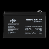 Тяговый свинцово-кислотный AGM аккумулятор LP 6-DZM-7 Ah