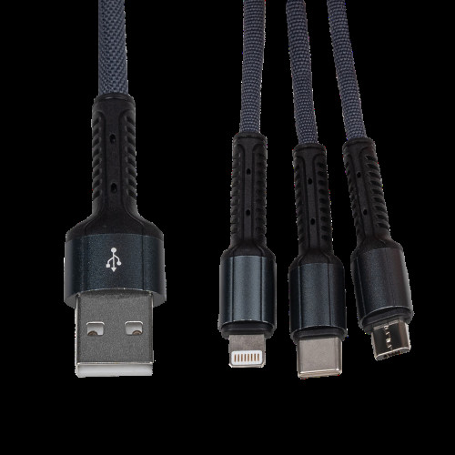 Кабель (шнур) LogicPower 3 в 1 USB 3.0 to Type-C/Lightning/Micro-USB 1м (C20CM) Кабель (шнур) LogicPower 3 в 1 USB 3.0 to Type-C/Lightning/Micro-USB 1м (C20CM)